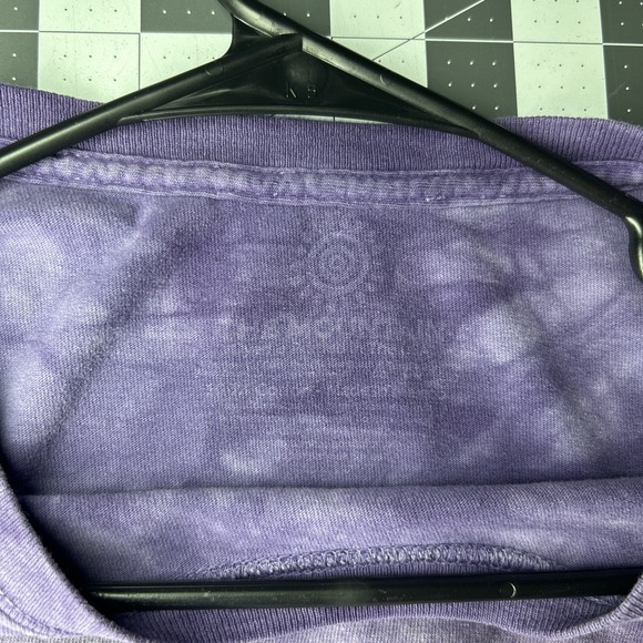 The Mountain Dead Stock Purple Indian Native American Wolf Eyes Tye Dye Tee L - Picture 6 of 7